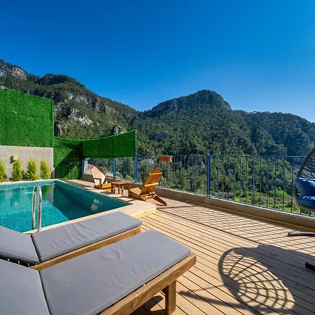 Honeymoon With Private Pool And Sea View Holiday home Faralya